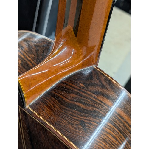 2282 - 1973 Ryoji Matsuoka 60 classical guitar, made in Japan; Back and sides: rosewood, light marks and we... 