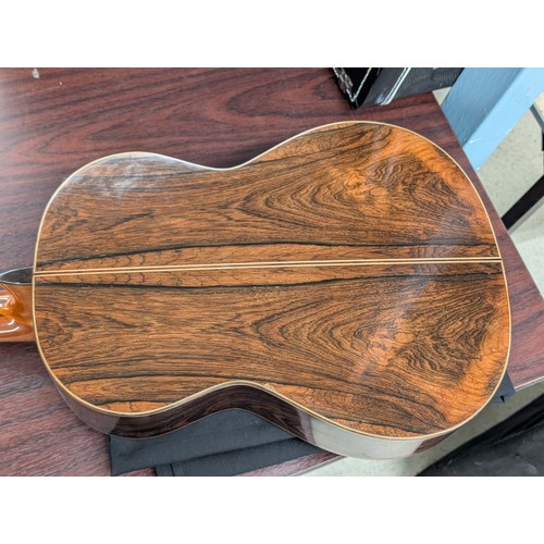 2282 - 1973 Ryoji Matsuoka 60 classical guitar, made in Japan; Back and sides: rosewood, light marks and we... 