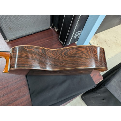 2282 - 1973 Ryoji Matsuoka 60 classical guitar, made in Japan; Back and sides: rosewood, light marks and we... 