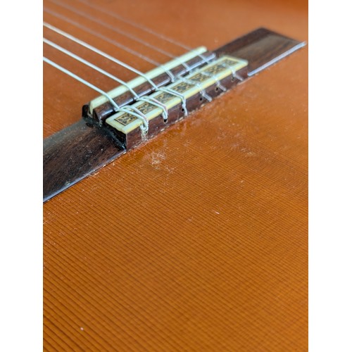 2282 - 1973 Ryoji Matsuoka 60 classical guitar, made in Japan; Back and sides: rosewood, light marks and we... 