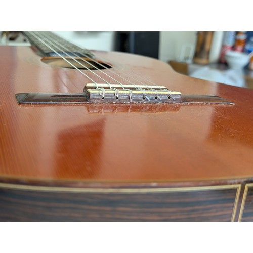 2282 - 1973 Ryoji Matsuoka 60 classical guitar, made in Japan; Back and sides: rosewood, light marks and we... 