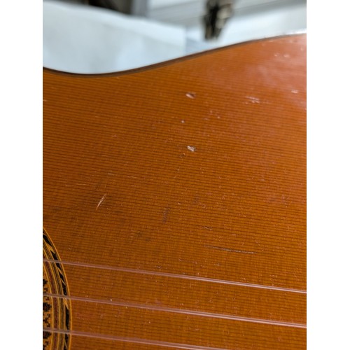 2282 - 1973 Ryoji Matsuoka 60 classical guitar, made in Japan; Back and sides: rosewood, light marks and we... 