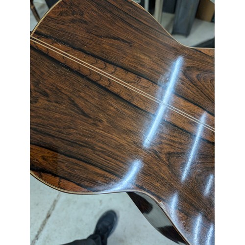 2282 - 1973 Ryoji Matsuoka 60 classical guitar, made in Japan; Back and sides: rosewood, light marks and we... 