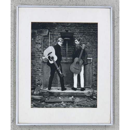 29 - Gered Mankowitz (born 1946) - Chad and Jeremy Pissing, 1963, printed 1981, bromide print, framed 20.... 
