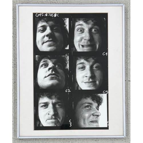 35 - Gered Mankowitz (born 1946) - Joe Cocker contact sheet, 1968, printed 1981, bromide print, framed 20... 