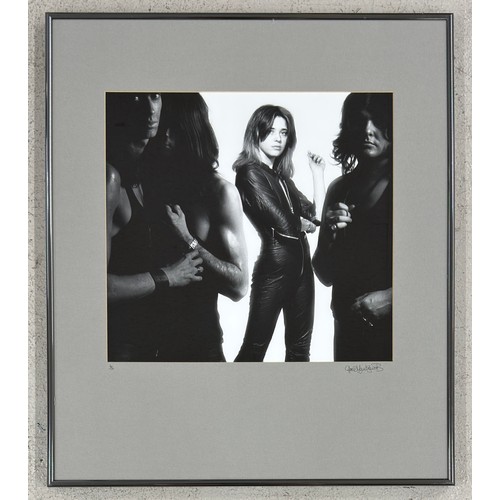 6 - Gered Mankowitz (born 1946) - Suzi Quatro 'Lady in Leather', 1974, printed later, limited edition Fo... 