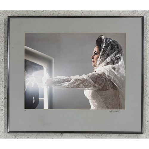 8 - Gered Mankowitz (born 1946) - Elizabeth Taylor 'Profile in White Dress', 1969, printed later, limite... 