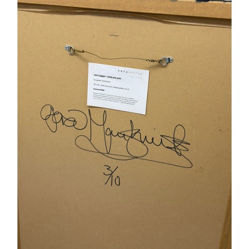 117 - Gered Mankowitz (born 1946) - Mick Jagger Live, 1960s, printed later, limited edition lenticular pri... 
