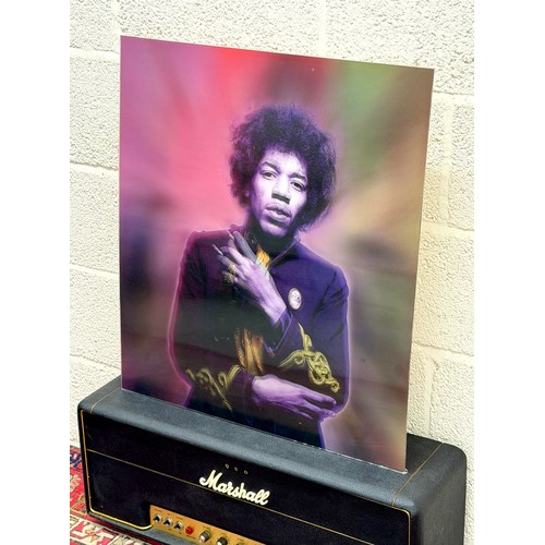144 - Gered Mankowitz (born 1946) - Jimi Hendrix Psychedelic Smoking, Mason's Yard Studio, London, 1967, p... 