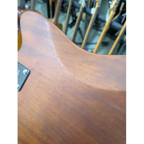 885 - 2018 J&D Guitars Jazzcaster electric guitar, natural finish