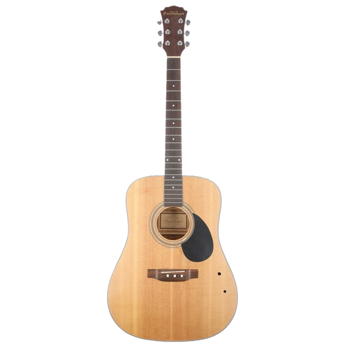 905 - Eko Ranger 12 electro-acoustic guitar, with soft bag; together with a Freshman FA200D acoustic guita... 