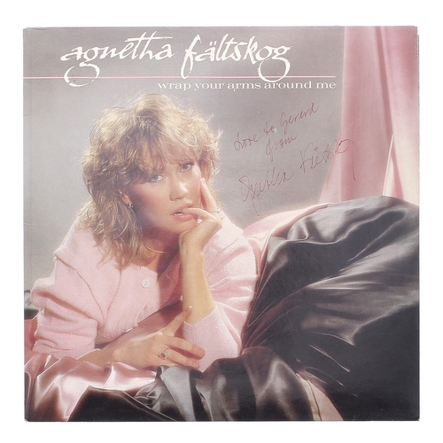 201 - Gered Mankowitz – Agnetha Fältskog Wrap Your Arms Around Me (POLS 365) vinyl LP, artist-autographed ... 