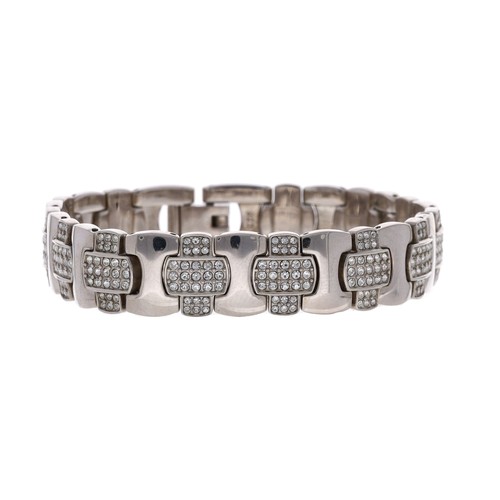 32 - Rotary Elite Quartz set silver (925) bracelet, width 12mm, 50.8gm, 7.00'' long approx... 