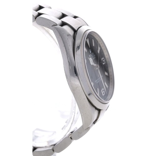 1 - Rolex Oyster Perpetual Explorer stainless steel gentleman's wristwatch, reference no. 114270, serial... 