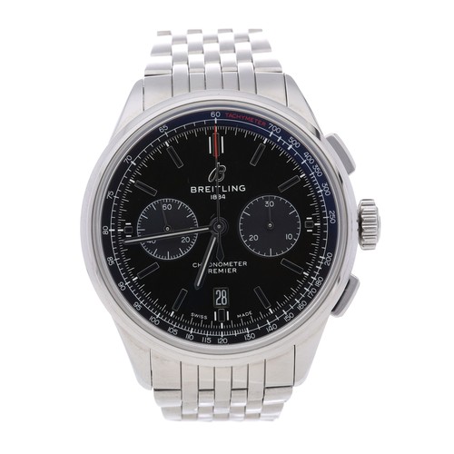 10 - Breitling for Bentley Premier B01 Chronometer Chronograph 42 automatic stainless steel gentleman's w... 