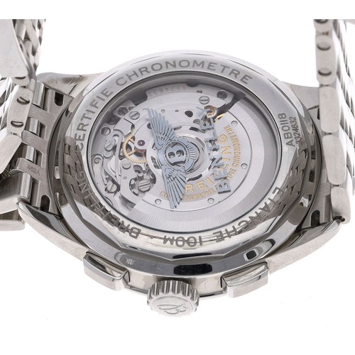 10 - Breitling for Bentley Premier B01 Chronometer Chronograph 42 automatic stainless steel gentleman's w... 