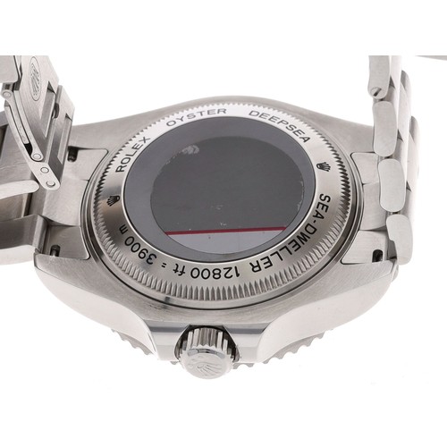 11 - Rolex Oyster Perpetual Date Deepsea Sea-Dweller stainless steel gentleman's wristwatch with titanium... 