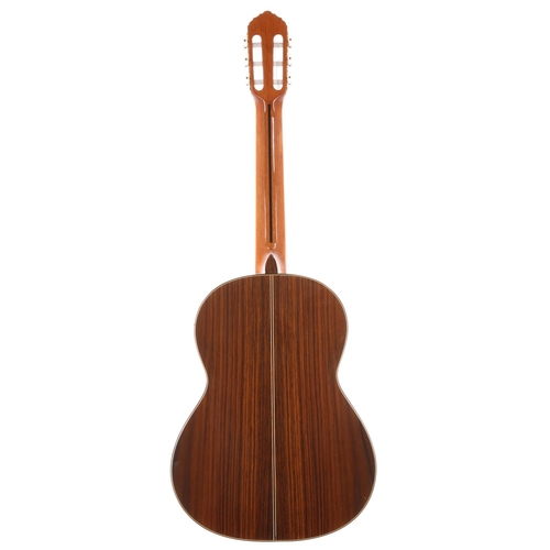 2431 - Francisco Bros B40 classical guitar, made in Spain; Back and sides: rosewood; Top: cedar, with some ... 