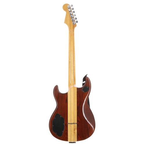 917 - Satellite Doublecut HH electric guitar, made in Japan, circa 1980, walnut finish... 