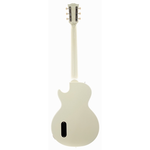 364 - Mark Griffiths - Gibson Billie Joe Armstrong Les Paul Junior electric guitar, made in USA; Body: whi... 