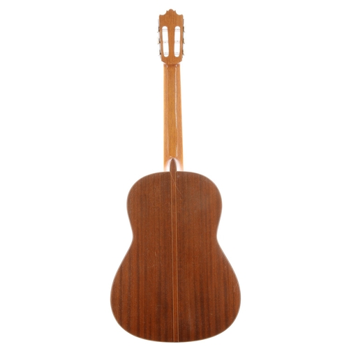 2415 - 1998 Victor Manuel Diaz classical guitar, made in Spain; Back and Sides: Mahogany, crack and slight ... 