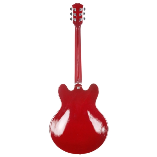 366 - Mark Griffiths - Ryder 335 style prototype electric guitar, with gig bag*Ryder was a range of guitar... 