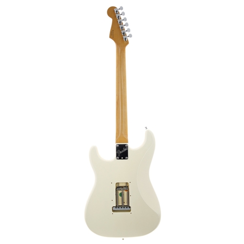 356 - Mark Griffiths - 2002 Fender Stratocaster electric guitar, made in Mexico; Body: Olympic white finis... 