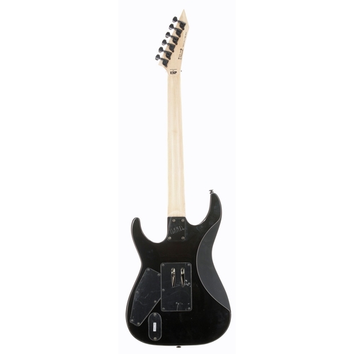 398 - 2013 ESP LTD KH-330 Kirk Hammett Signature electric guitar, made in China; Body: black finish, a few... 