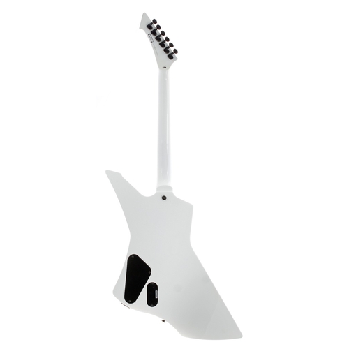 397 - 2014 LTD by ESP Snakebyte electric guitar, made in Korea; Body: mahogany, snow white finish; Neck: m... 