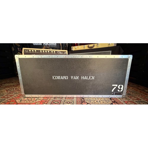 388 - 2019 EVH Guitars Eddie Van Halen '79 Bumblebee Masterbuilt Limited Edition electric guitar, made in ... 
