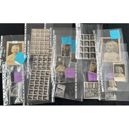 7 - Photographs - a large group of photographs of Jacqueline du Pré at a very young age, including some ... 