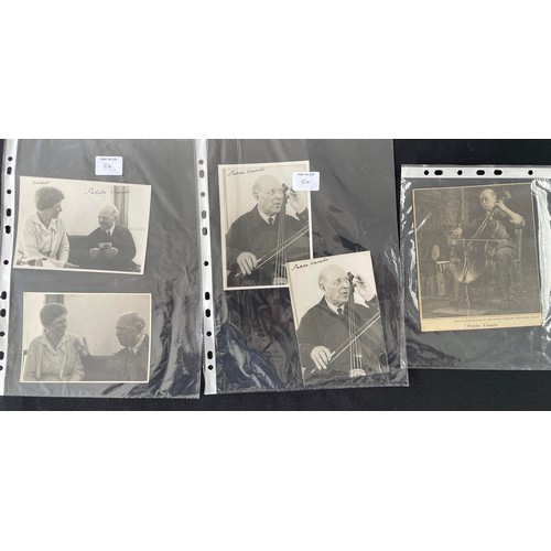 54 - Photographs - Jacqueline du Pré in Zermatt 1960 with Pablo Casals (1876-1973) (Jacqueline and Iris f... 