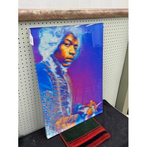 137 - Gered Mankowitz (born 1946) - Jimi Hendrix Smoking, Mason's Yard Studio, London, 1967, printed later... 