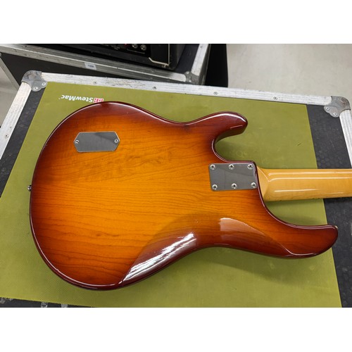 353 - Mark Griffiths - 1989 Ernie Ball Music Man Stingray 5 bass guitar, made in USA; Body: sunburst finis... 