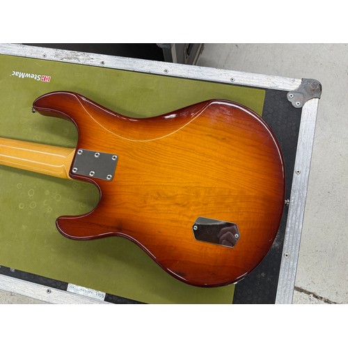 353 - Mark Griffiths - 1989 Ernie Ball Music Man Stingray 5 bass guitar, made in USA; Body: sunburst finis... 