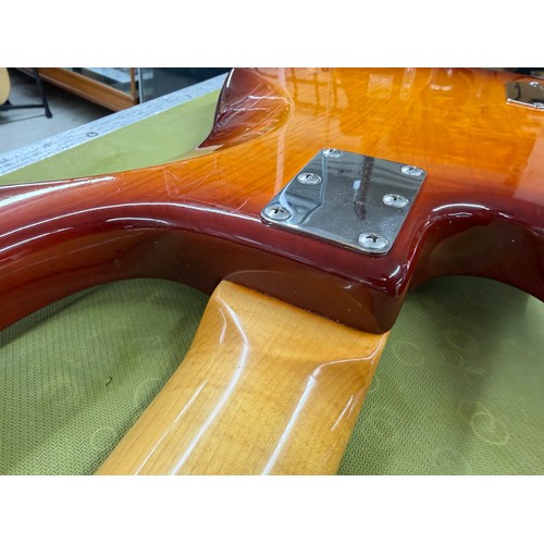 353 - Mark Griffiths - 1989 Ernie Ball Music Man Stingray 5 bass guitar, made in USA; Body: sunburst finis... 