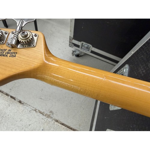 353 - Mark Griffiths - 1989 Ernie Ball Music Man Stingray 5 bass guitar, made in USA; Body: sunburst finis... 