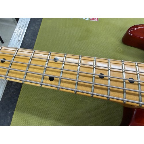 353 - Mark Griffiths - 1989 Ernie Ball Music Man Stingray 5 bass guitar, made in USA; Body: sunburst finis... 