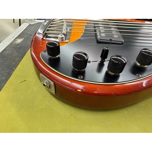353 - Mark Griffiths - 1989 Ernie Ball Music Man Stingray 5 bass guitar, made in USA; Body: sunburst finis... 