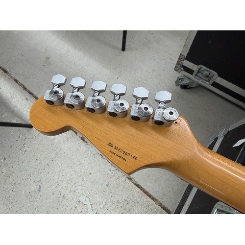356 - Mark Griffiths - 2002 Fender Stratocaster electric guitar, made in Mexico; Body: Olympic white finis... 