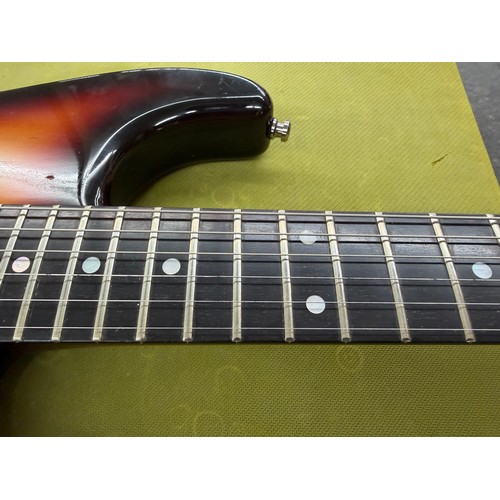 358 - Mark Griffiths - 1980s Jaydee Hooligan Custom electric guitar, made in England; Body: three-tone sun... 