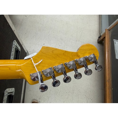 358 - Mark Griffiths - 1980s Jaydee Hooligan Custom electric guitar, made in England; Body: three-tone sun... 