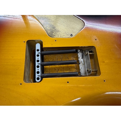 358 - Mark Griffiths - 1980s Jaydee Hooligan Custom electric guitar, made in England; Body: three-tone sun... 