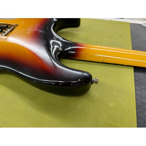 358 - Mark Griffiths - 1980s Jaydee Hooligan Custom electric guitar, made in England; Body: three-tone sun... 