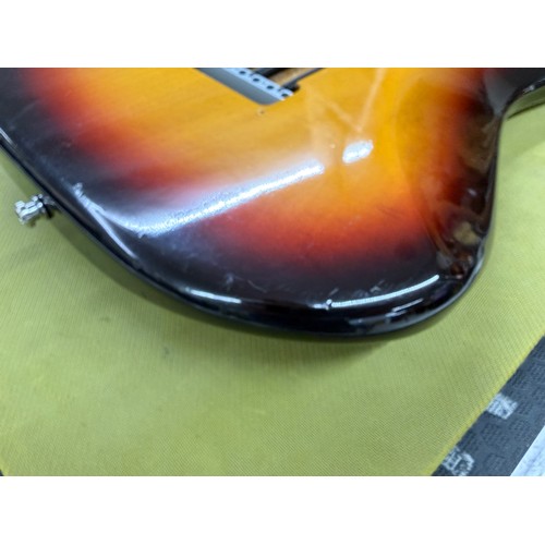 358 - Mark Griffiths - 1980s Jaydee Hooligan Custom electric guitar, made in England; Body: three-tone sun... 