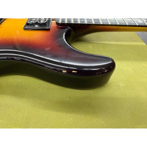 358 - Mark Griffiths - 1980s Jaydee Hooligan Custom electric guitar, made in England; Body: three-tone sun... 