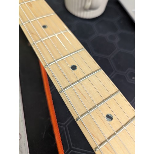 396 - Fender Eric Clapton Blackie Signature electric guitar, made in USA; Body: black finish, light surfac... 