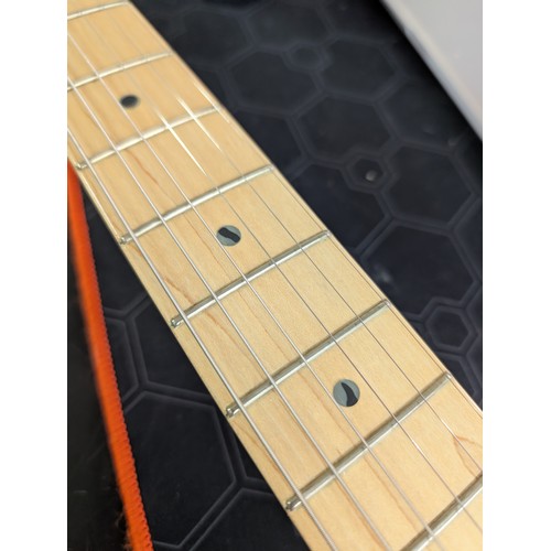 396 - Fender Eric Clapton Blackie Signature electric guitar, made in USA; Body: black finish, light surfac... 