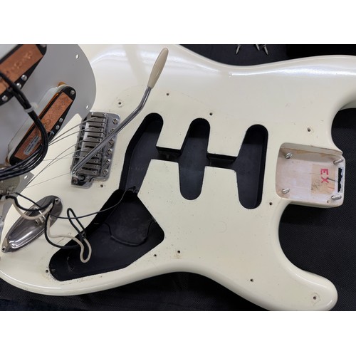 365 - Mark Griffiths - 1983 Squier by Fender JV Stratocaster electric guitar, made in Japan; Body: Olympic... 
