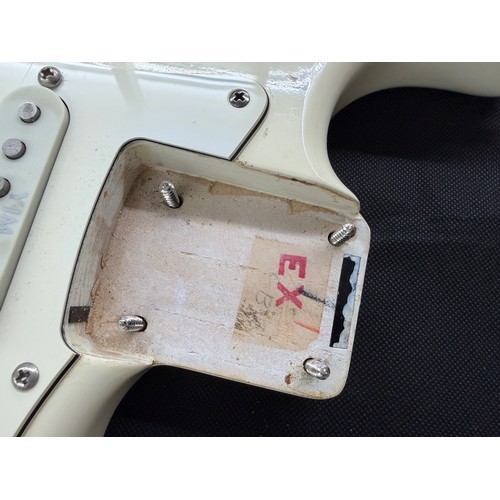 365 - Mark Griffiths - 1983 Squier by Fender JV Stratocaster electric guitar, made in Japan; Body: Olympic... 